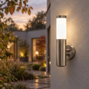 BRILAGI-LED aplică de perete de exterior dimmabilă ELIA 1xE27/6W/230V 2700-6500K IP44 crom