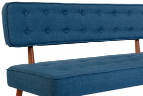 Canapea 2 Locuri, Lemn Solid, Westwood Loveseat, Albastru Cobalt