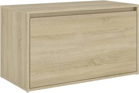 vidaXL Bancă de hol, stejar sonoma, 80x40x45 cm, PAL