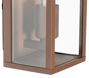 Lampă de perete inteligentă maro rugină 26 cm IP44 incl. WiFi ST64 - Charlois