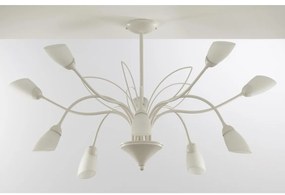 Jupiter 2061 - Lustra pe tijă GLORIOSA, 10xG9/14W/230V, crem