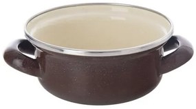 Orion Casserole smaltată cu margine Brown, 0,65 l, 0,65 l