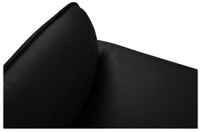 Canapea din piele Windsor &amp; Co Sofas Neso, 235 x 90 cm, negru