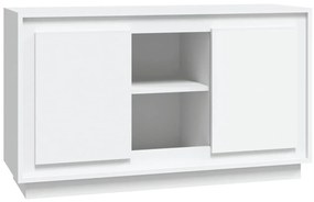 831877 vidaXL Dulap, alb, 102x35x60 cm, lemn prelucrat