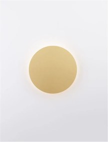 Aplica LED de perete design ambiental CYRCLE 22cm aurie