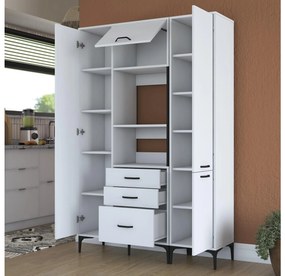 Set dulapuri bucătărie Jenaretta 18 (alb + negru). 1107090