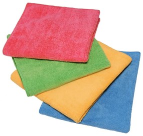 Set de 4 lavete din microfibră Vileda Colors, 30 x 30 cm