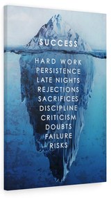 Tablou canvas Success Iceberg 90x60 cm