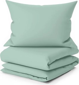 Lenjerie de pat din bumbac LUX mentol hoteliera cu buzunar Dimensiune lenjerie de pat: 70 x 90 cm | 140 x 200 cm