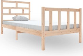 vidaXL Cadru de pat, 90x200 cm, lemn masiv de pin