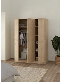 Șifonier cu aspect de lemn de stejar 147x200 cm Billund – Tvilum