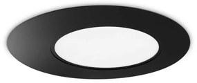 Plafoniera LED design slim circular Iride pl d60 negru