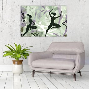 Tablou - Ilustrație de dansatori (90x60 cm)