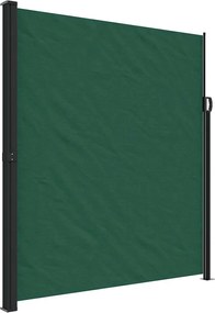 vidaXL Copertină laterală retractabilă, verde închis, 220x600 cm
