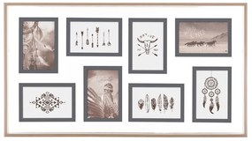 Multiframe pentru fotografii 10 x 15 cm, rama de lemn