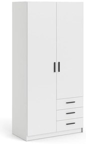 Șifonier alb 99x200 cm Sprint – Tvilum