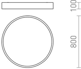 Plafonieră LED MEZZO LED/100W/230V albă RED-Design Rendl-R13334