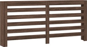 vidaXL Mască pentru calorifer, stejar maro 175x20x82 cm lemn prelucrat