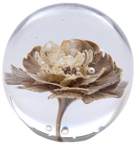 Prespapier din sticlă (înălțime 8 cm) Flower – Light &amp; Living