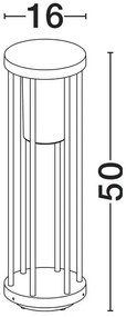 Stalp iluminat exterior ELYSIUM H-50cm