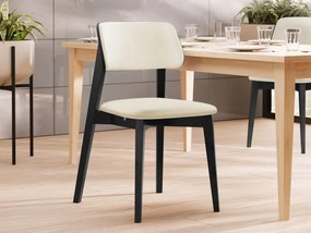 Scaun sufragerie KD 63 C (Negru + crem) . 1103442