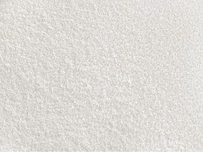 Canapea albă cu tapițerie din țesătură bouclé 193 cm Elina – Bobochic Paris