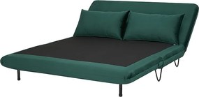 Canapea extensibila verde ZENIA VELVET