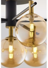 Lustră aplicată Jupiter 2033 FIGARO 6xG9/10W/230V negru/auriu/bej