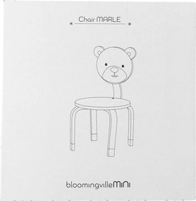 Scaun de copii maro Marle – Bloomingville Mini