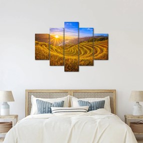 Tablou - Terasele de orez din Vietnam (150x105 cm)