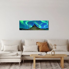Tablou - Kirkjufell, Islanda (cu ceas) (90x30 cm)
