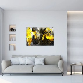 Tablou - Fotbal în marele oraș (90x60 cm)