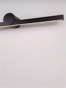 Aplica de perete LED pentru oglinda baie IP54 BREGGO negru, 61cm