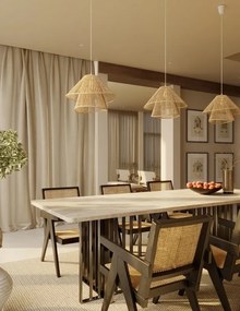 Lustra stil modern natural Amalfi II natur