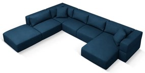 Colțar albastru (cu colț pe partea stângă /în formă de "U") Esther – Milo Casa