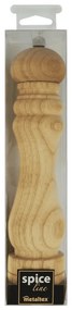 Râșniță din lemn de cauciuc pentru condimente Metaltex, înălțime 26 cm