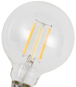 Set 5 becuri Becuri LED inteligente E27 reglabile G95 transparente 7W 806lm 2700-6500K