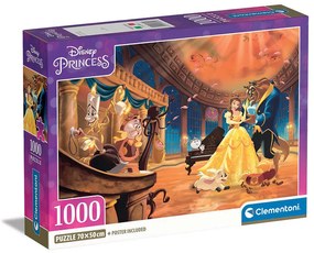 Prințesele Disney Beauty and the Beast Puzzle Clementoni cu 1000 de piese