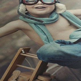 Tablou - Tânăr aviator (90x60 cm)