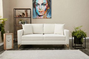 Canapea 2 locuri, Atelier del Sofa, 825BLC2791, Crem / Aur