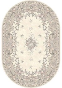 Covor lana oval Dafne alabastrowy Selectează mărime: 080 X 120