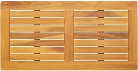 vidaXL Placă de masă Ulei Natural 90 x 45 x 2 cm Lemn Solid de Acacia