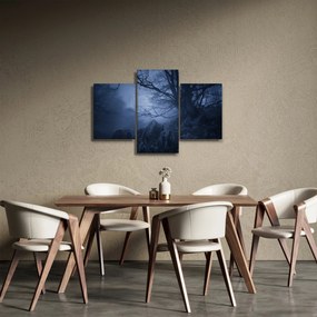 Tabloul pădurii întunecate (90x60 cm)