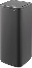 Coș de gunoi gri închis cu senzori de atingere din oțel 30 l Bo Touch – Brabantia