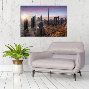 Tablou - Panorama din Dubai (90x60 cm)