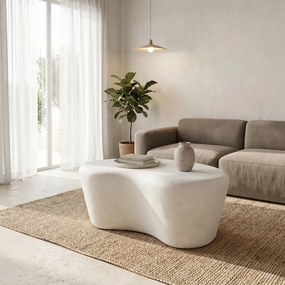Masuta De Cafea Fiora MDF Alb 80x70x34 Cm