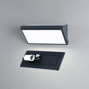 BRILAGI-LED Aplica de perete TRIANGLE 1xE27/6W/230V 2700-6500K IP65 antracit