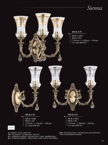 Candelabru regal, elegant design LUX Sienna