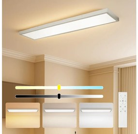 Brilagi-LED FRAME SMART corp de iluminat pentru baie, cu dimmer LED/50W/230V 120x30 IP44 + telecomandă