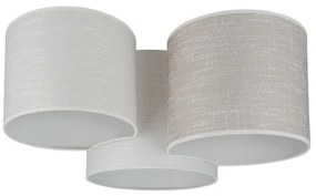 Brilagi - Plafonieră SNAKE 3xE27/15W/230V gri/crem